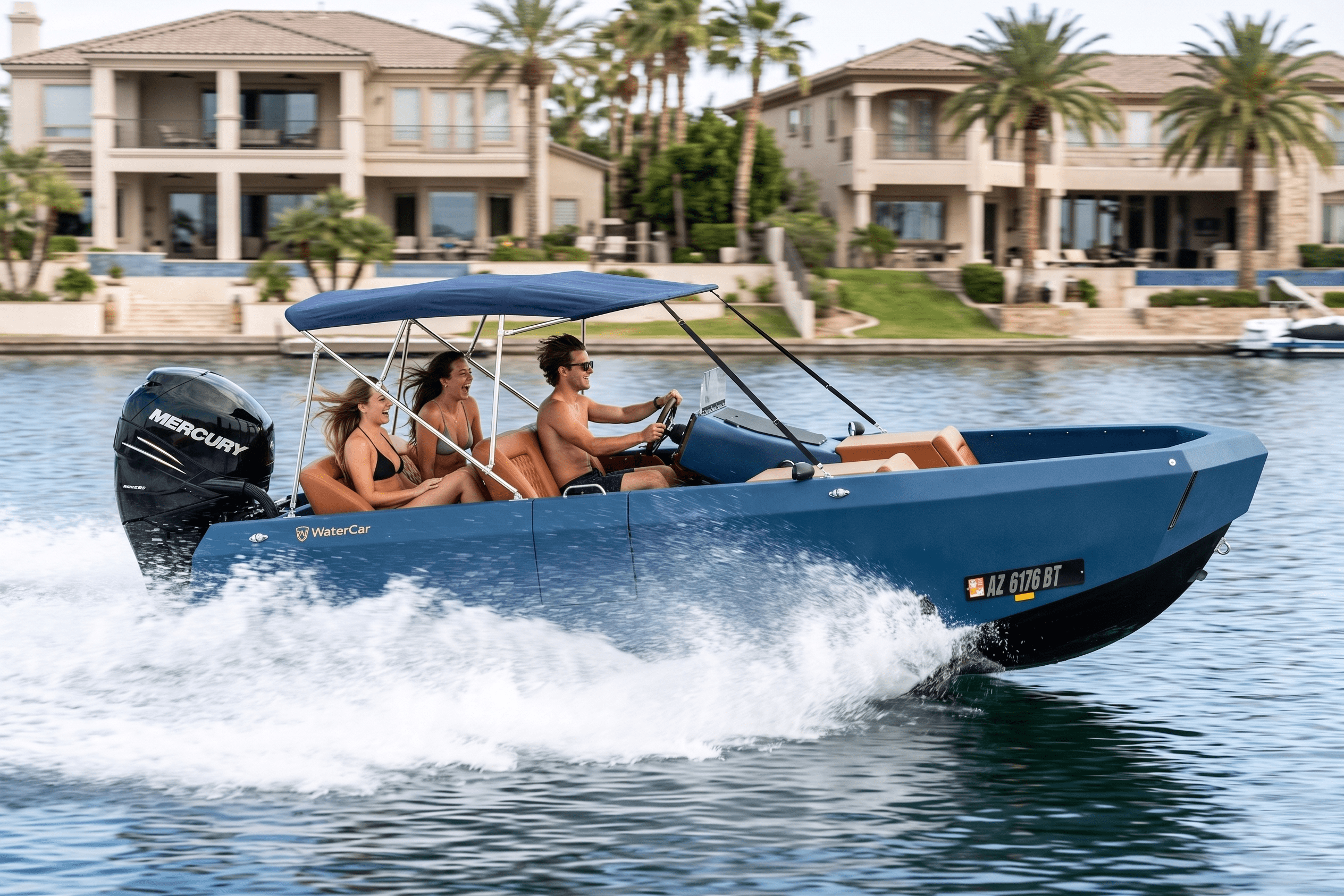 strong built of watercar ev