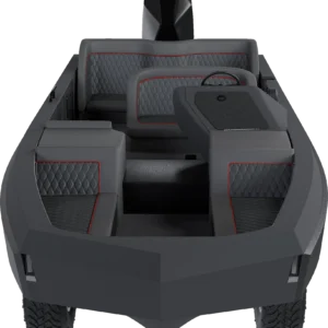 Shadow gray colour electric amphibious vehicle